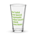 "Only on Main Street" (Greenspaces) Shaker Pint Glass