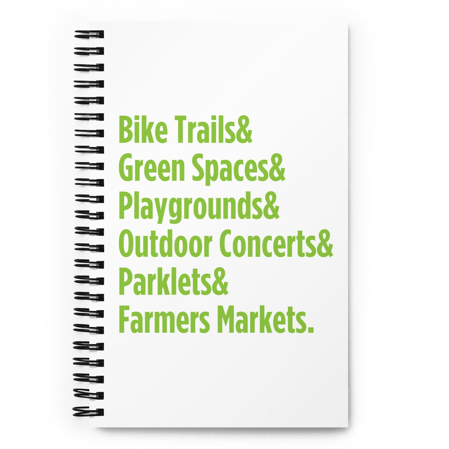 "Only on Main Street" (Greenspaces) Spiral Notebook