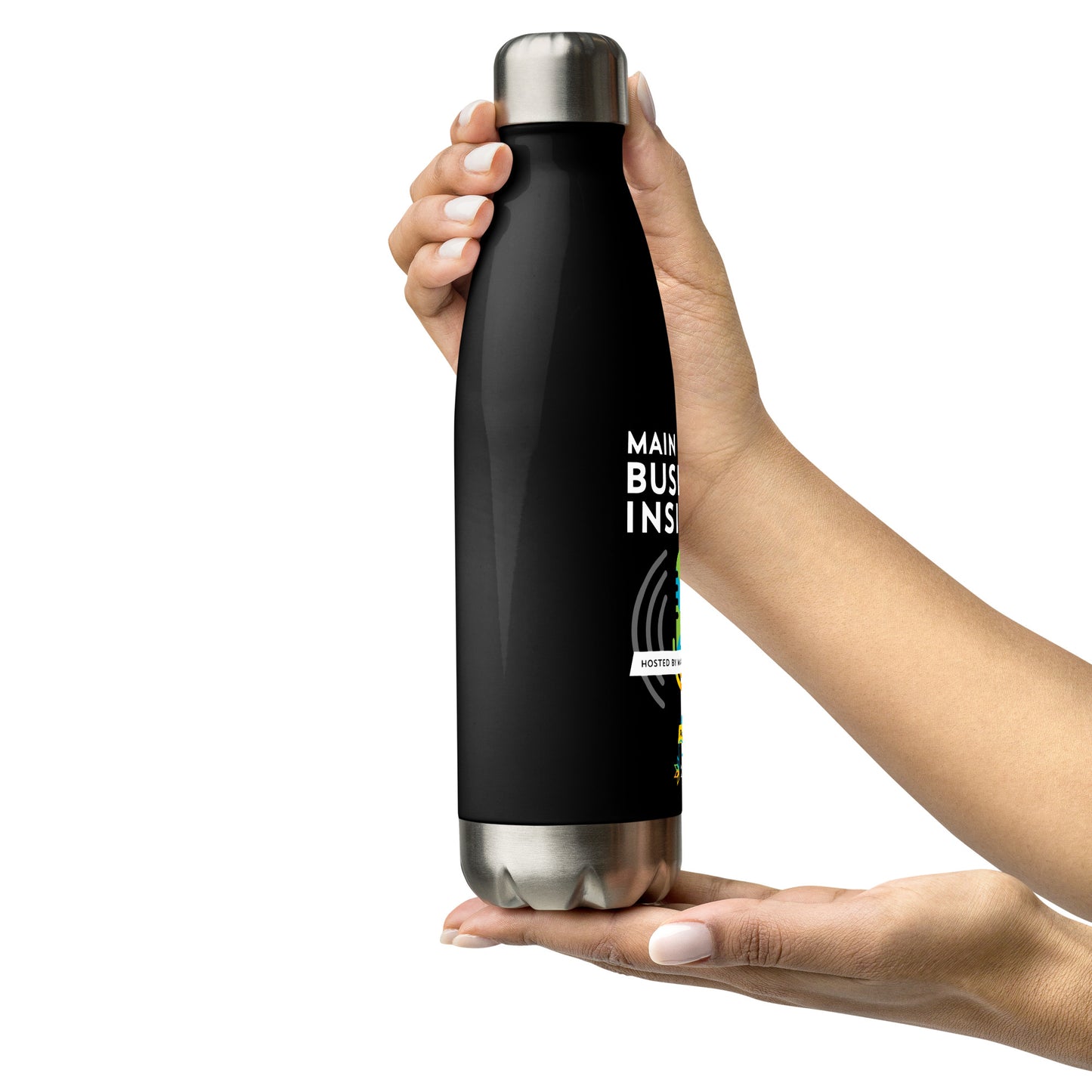 Main Street Business Insights Stainless Steel Water Bottle