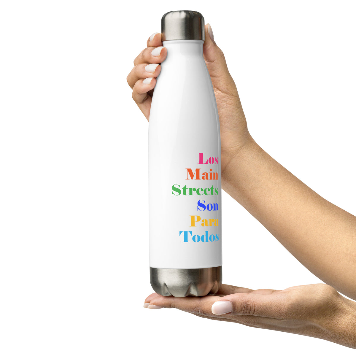 Los Main Streets Son Para Todos Stainless Steel Water Bottle