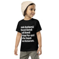 "Only on Main Street" (Local Businesses) Toddler Short Sleeve Tee