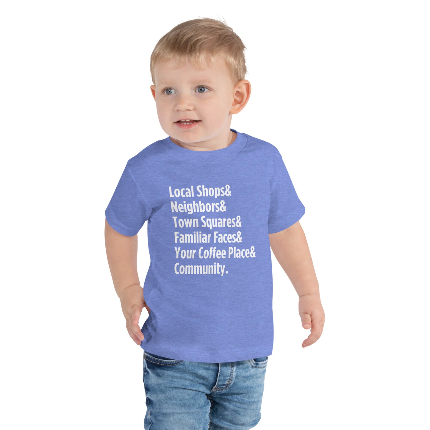 "Only on Main Street" (Community) Toddler Short Sleeve Tee