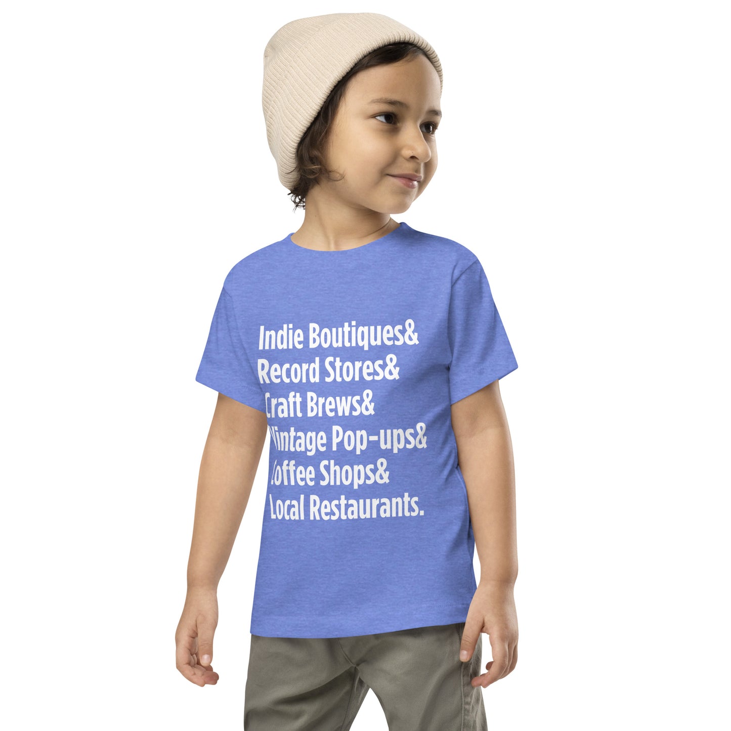 "Only on Main Street" (Local Businesses) Toddler Short Sleeve Tee