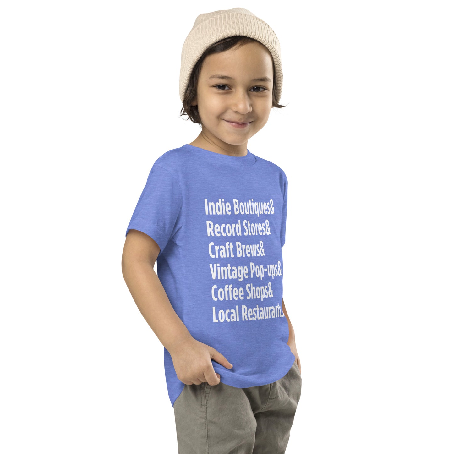 "Only on Main Street" (Local Businesses) Toddler Short Sleeve Tee