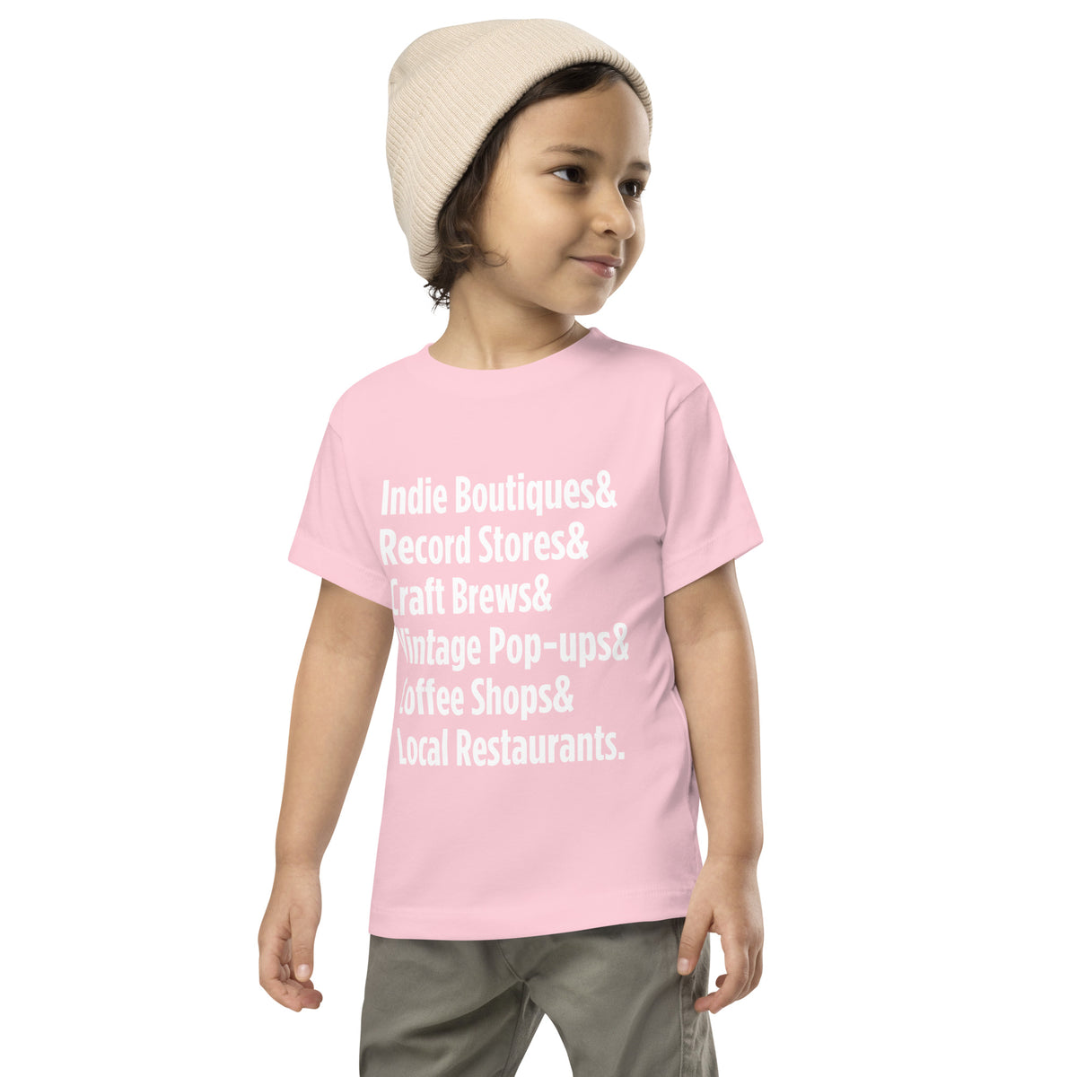 "Only on Main Street" (Local Businesses) Toddler Short Sleeve Tee