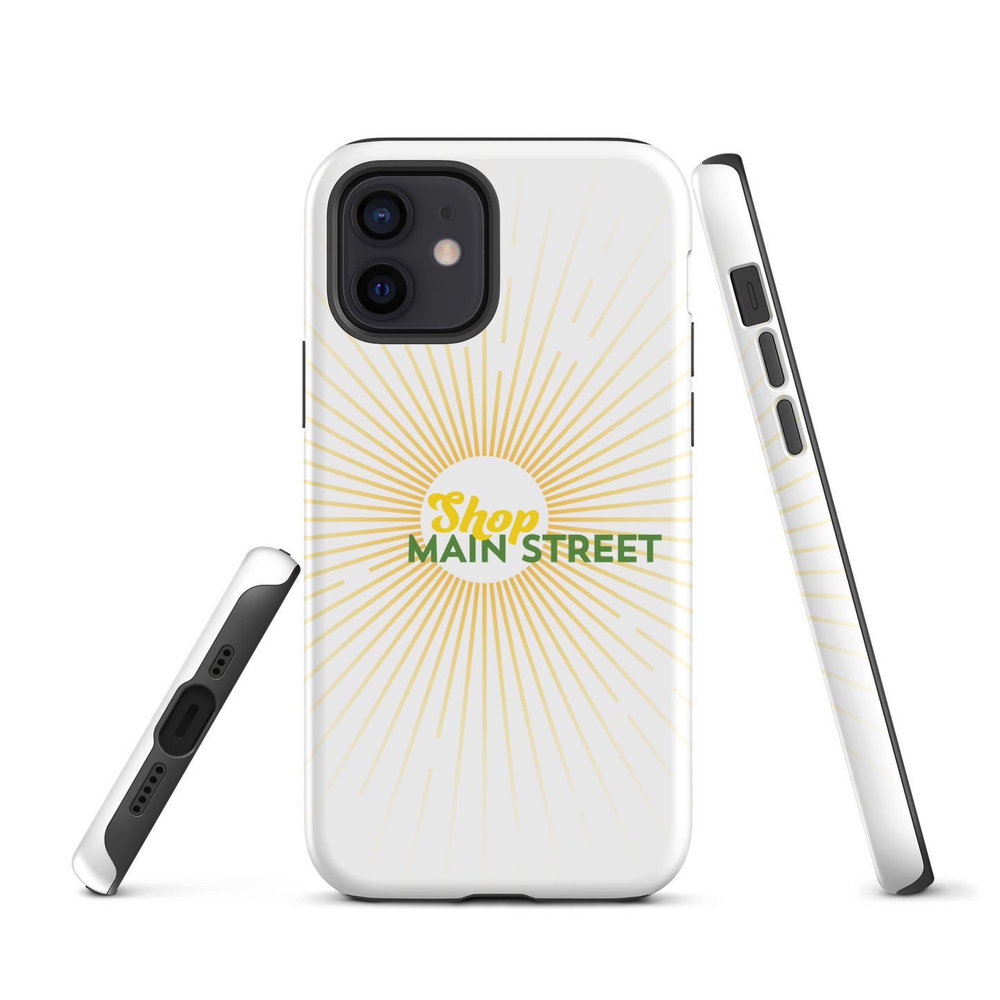 "Shop Main Street" (Yellow and Green) Tough Case for iPhone®