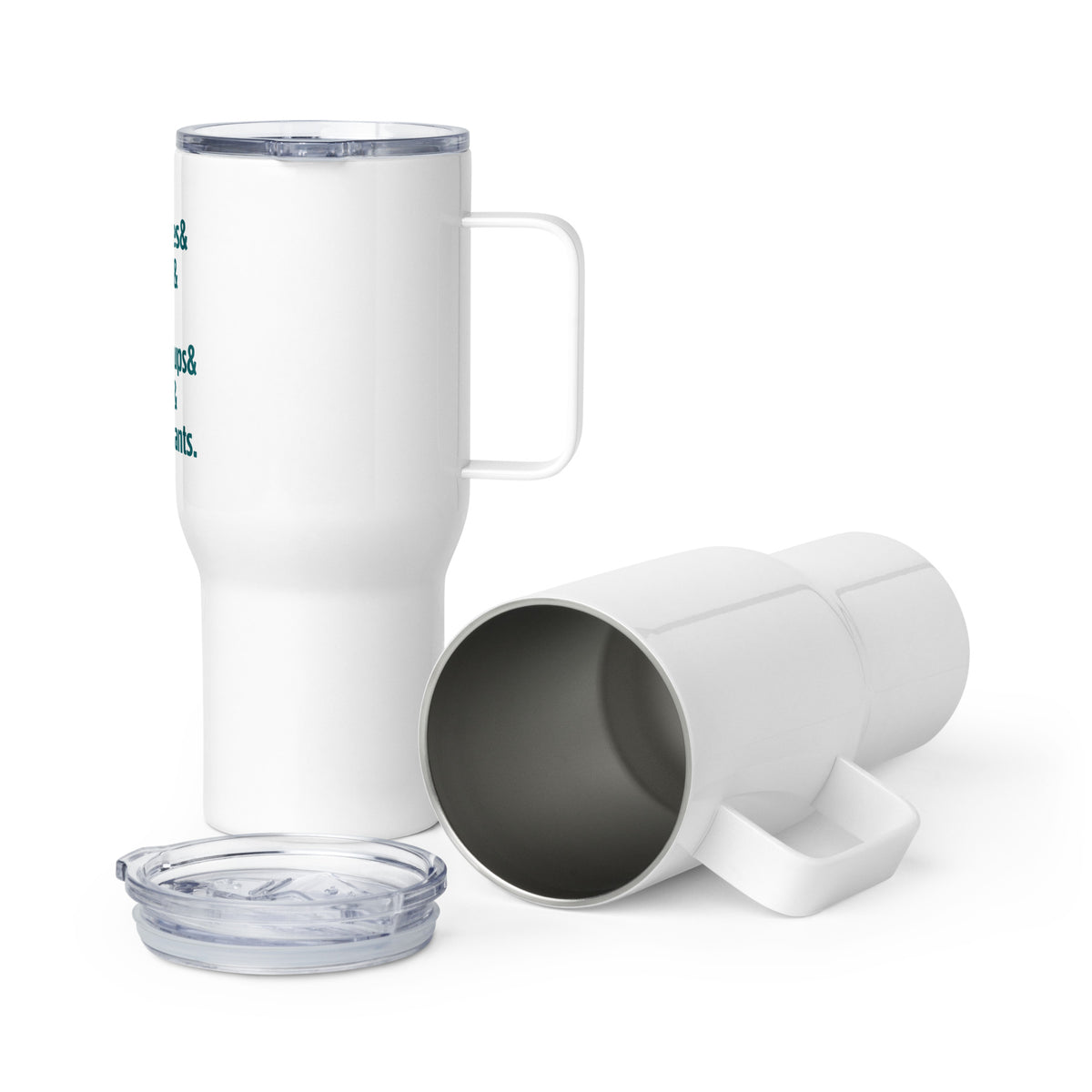 "Only on Main Street" (Local Businesses) Travel Mug with a Handle