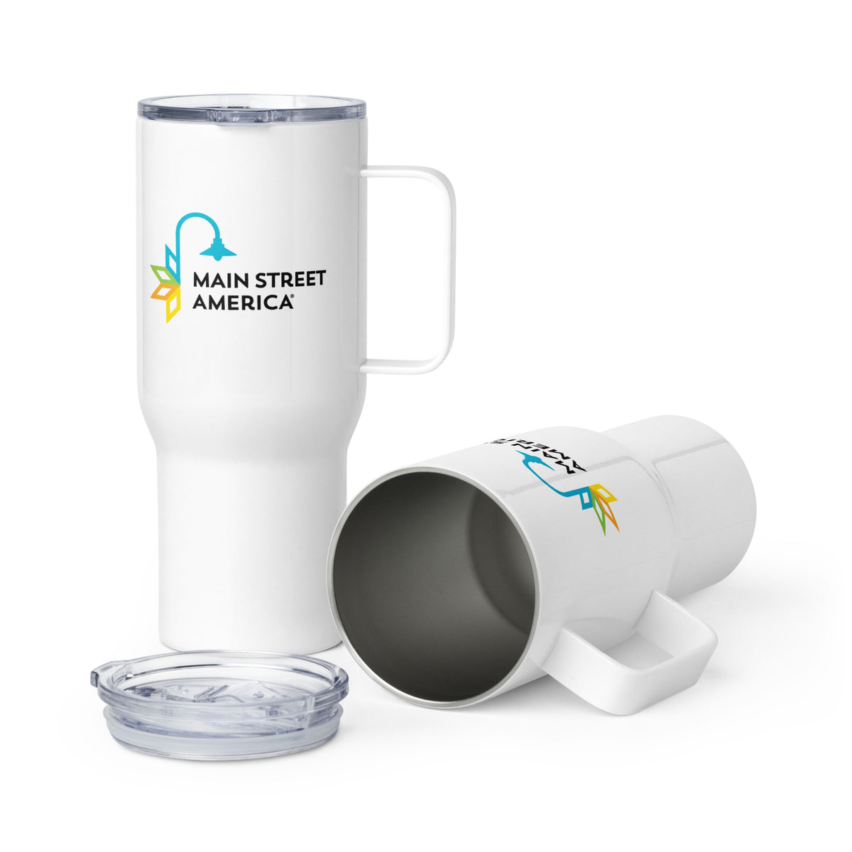 MSA Logo Travel Mug with a Handle