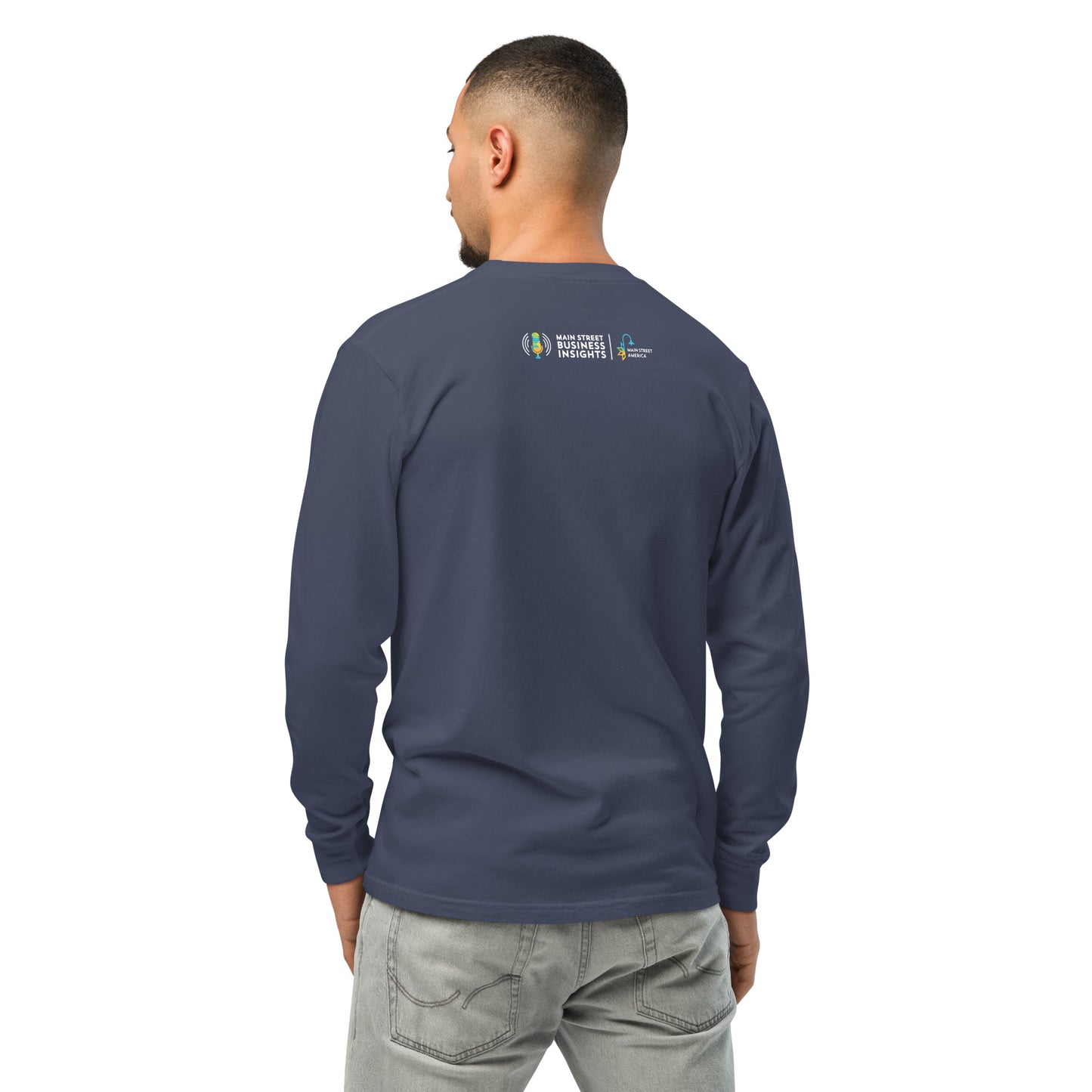 "Own the Dirt" Garment-dyed Heavyweight Long-Sleeve Shirt