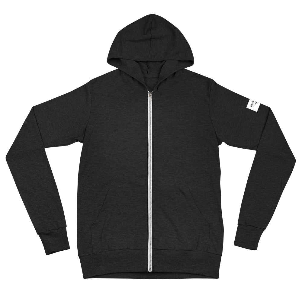 Customizable "Only on Main Streets" (Events) Unisex Zip Hoodie