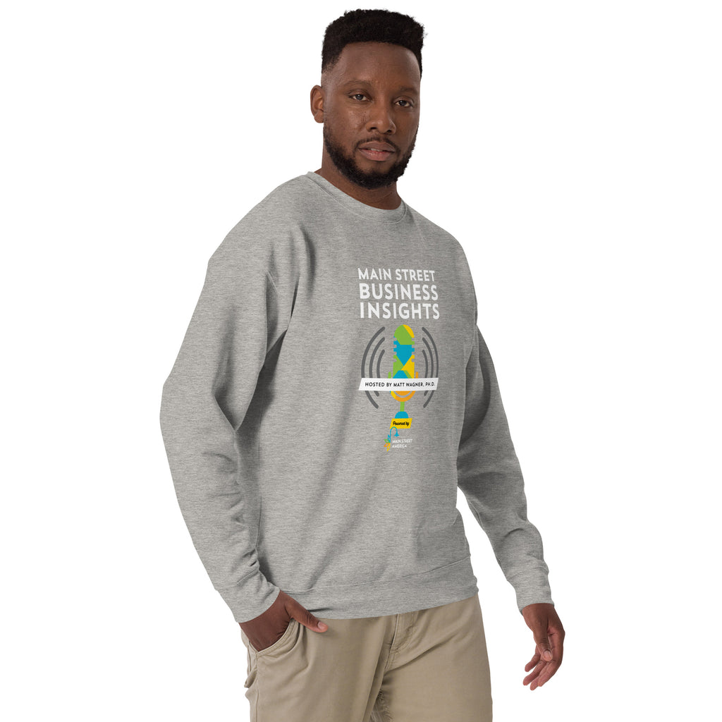 Main Street Business Insights Unisex Premium Sweatshirt