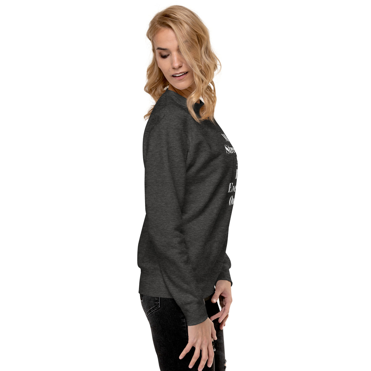 Main Streets Are For Everyone (White) Unisex Premium Sweatshirt