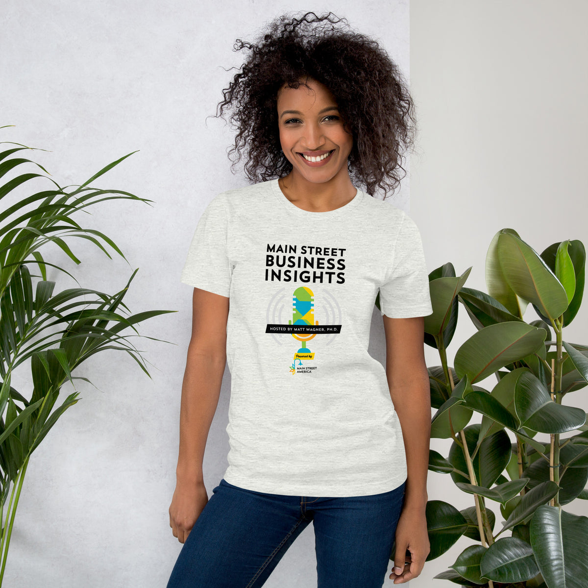Main Street Business Insights Podcast Unisex T-shirt (Light)