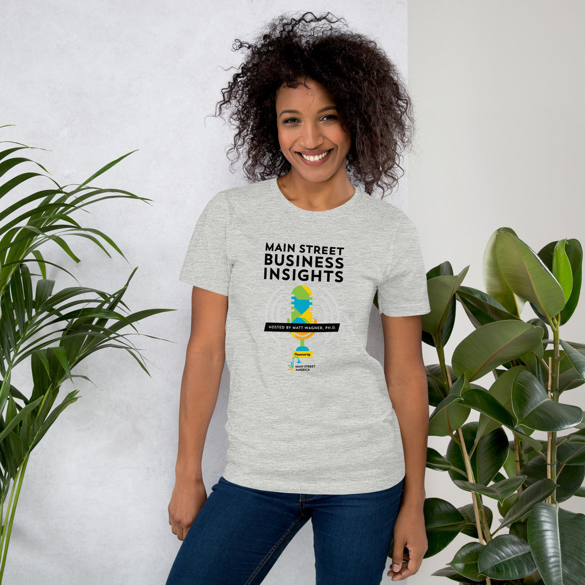 Main Street Business Insights Podcast Unisex T-shirt (Light)