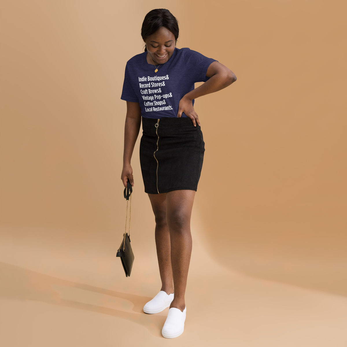 "Only on Main Street" (Local Businesses) Unisex T-shirt