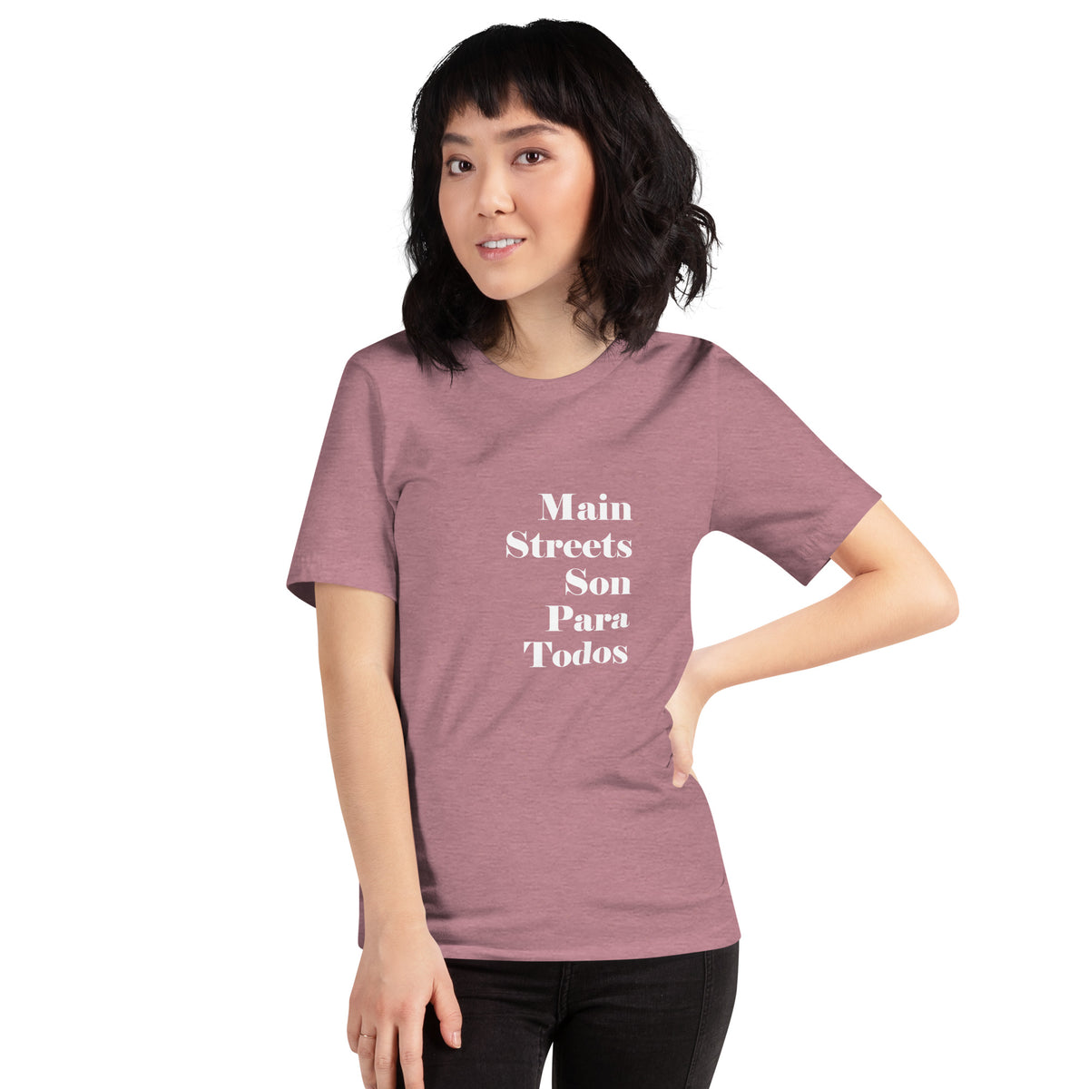 Los Main Streets Son Para Todos (White) Unisex T-shirt