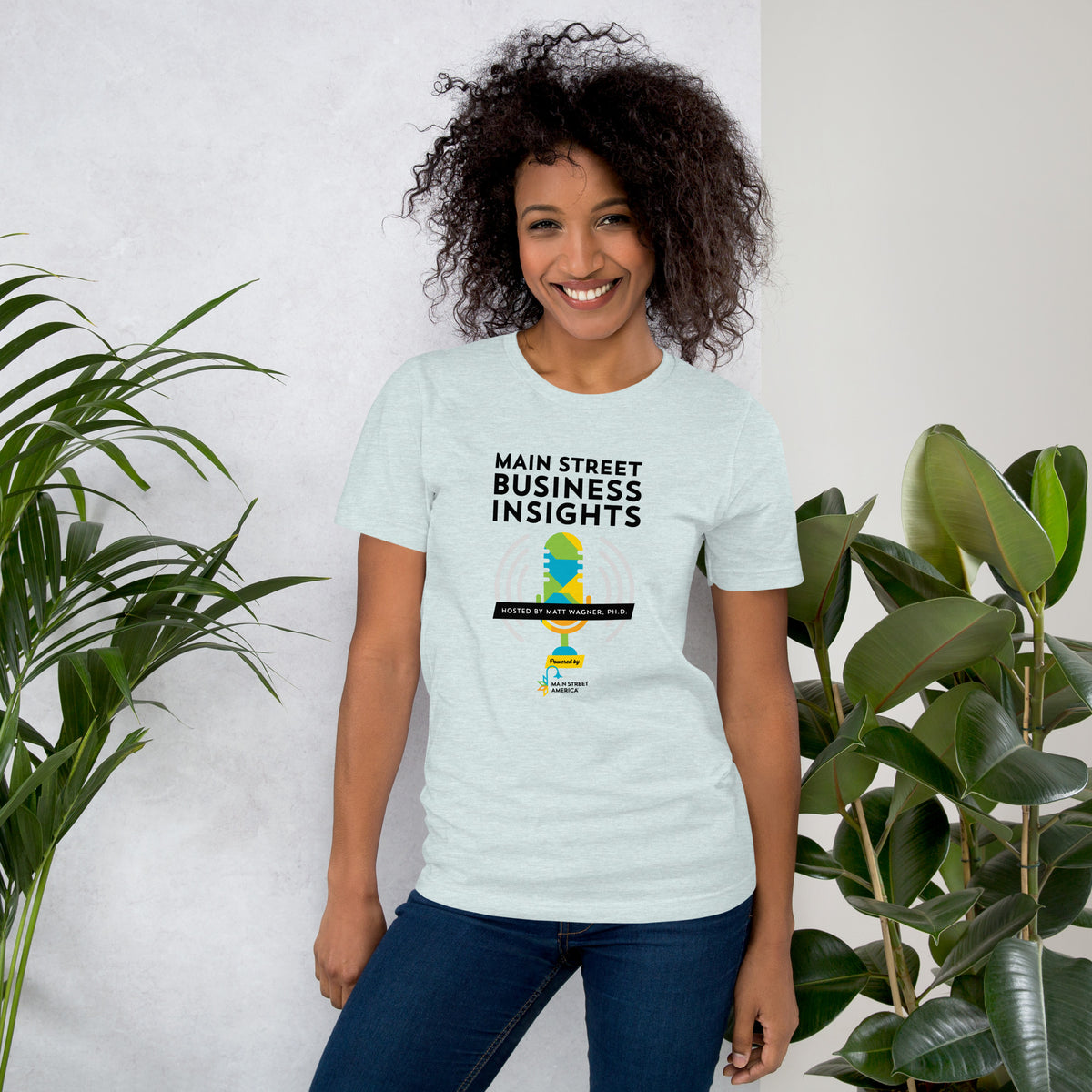 Main Street Business Insights Podcast Unisex T-shirt (Light)