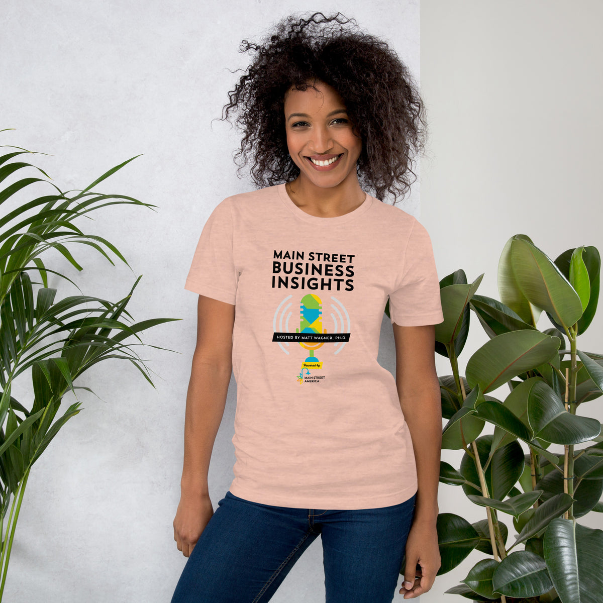Main Street Business Insights Podcast Unisex T-shirt (Light)
