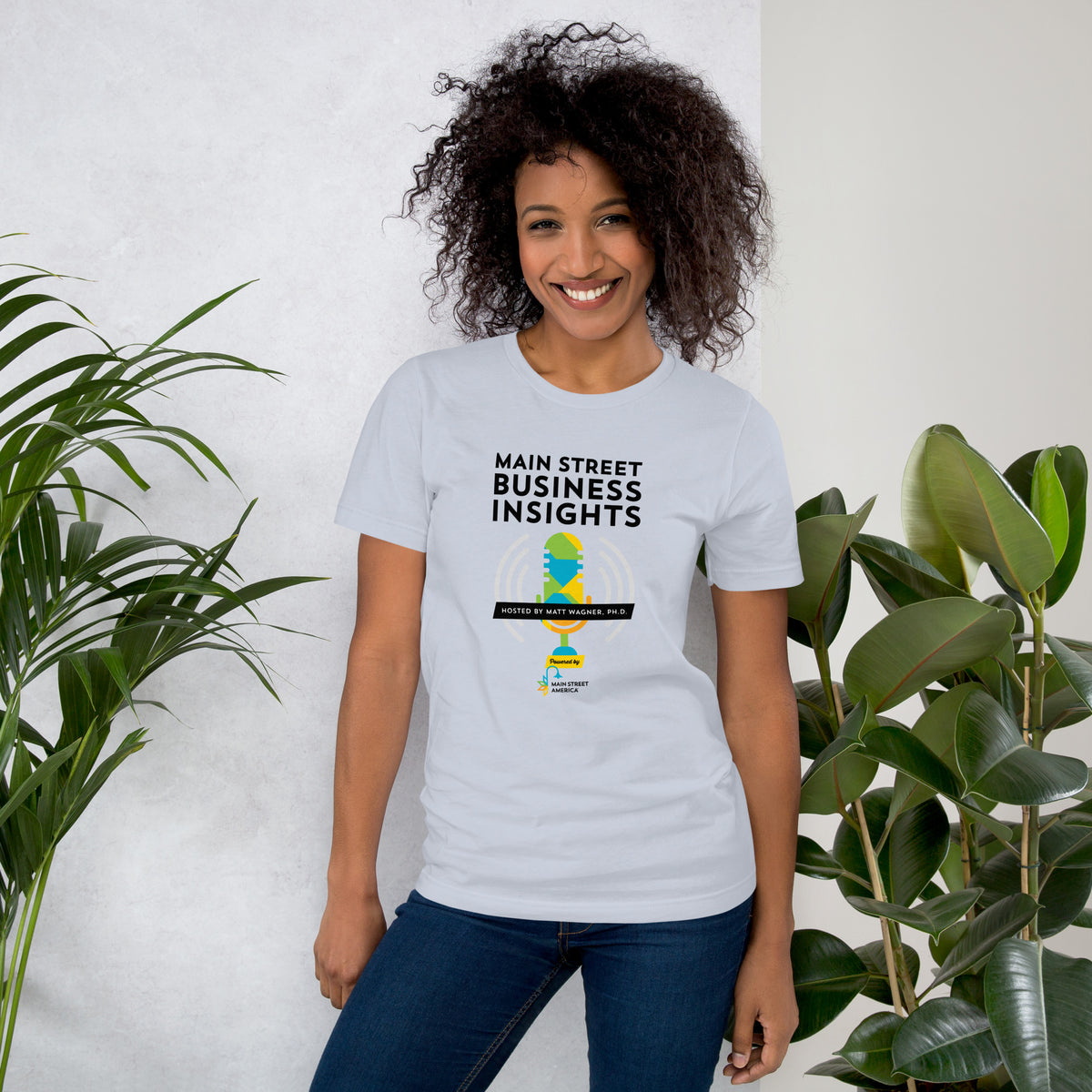 Main Street Business Insights Podcast Unisex T-shirt (Light)