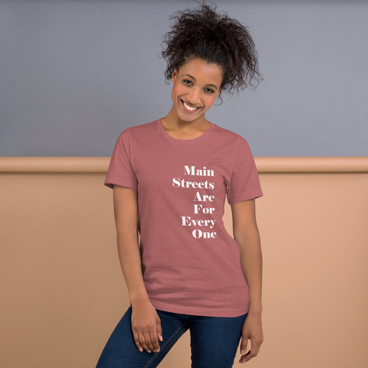 Main Streets Are For Everyone (White) Unisex T-shirt