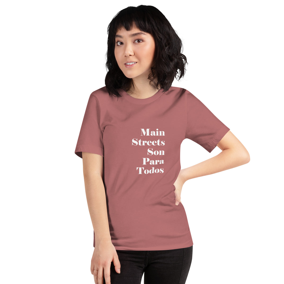 Los Main Streets Son Para Todos (White) Unisex T-shirt