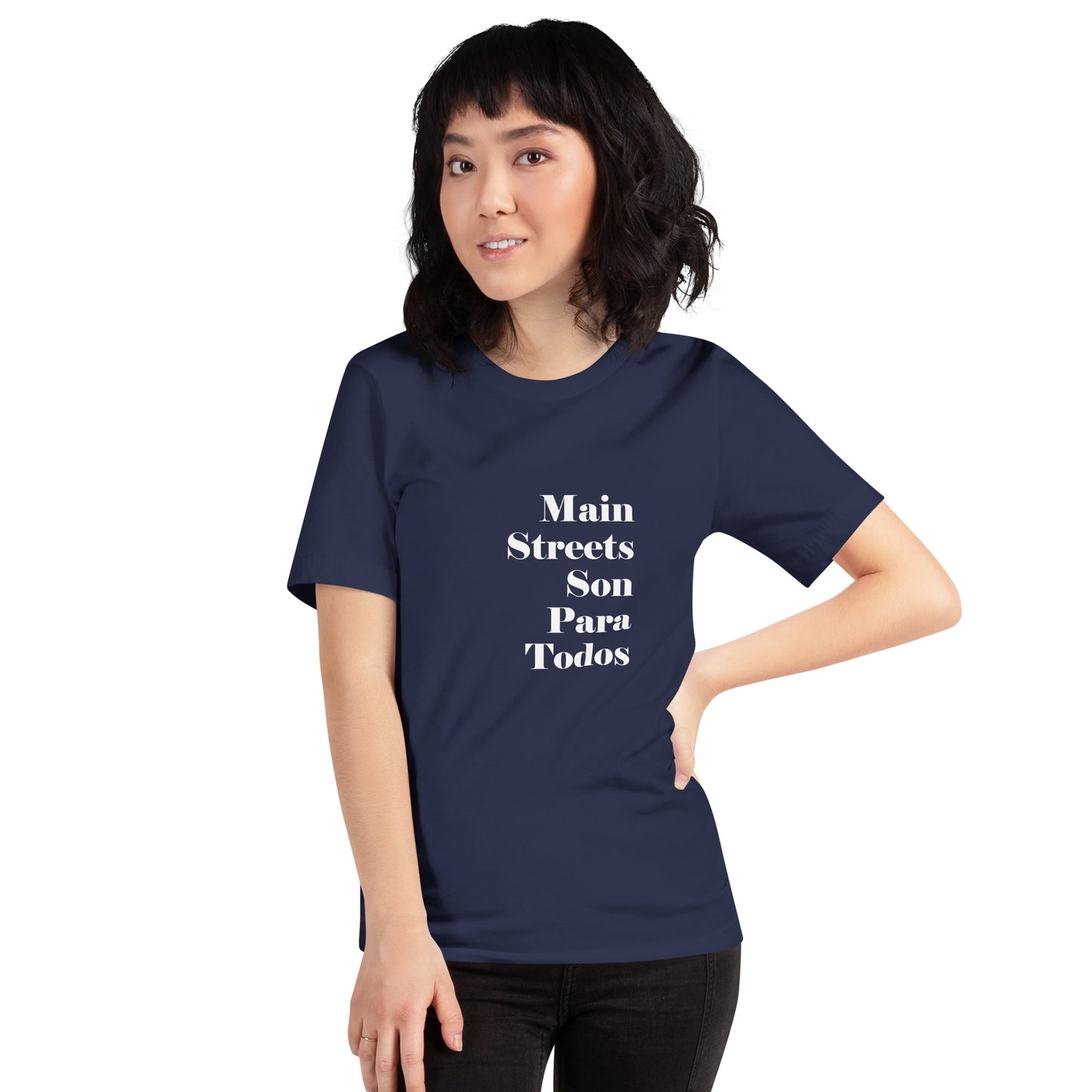 Los Main Streets Son Para Todos (White) Unisex T-shirt