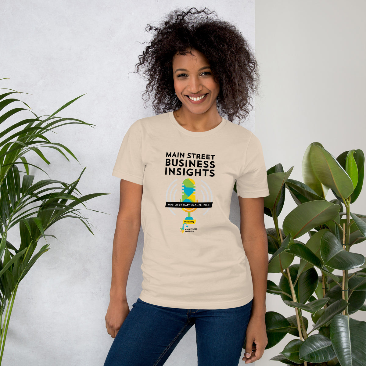 Main Street Business Insights Podcast Unisex T-shirt (Light)