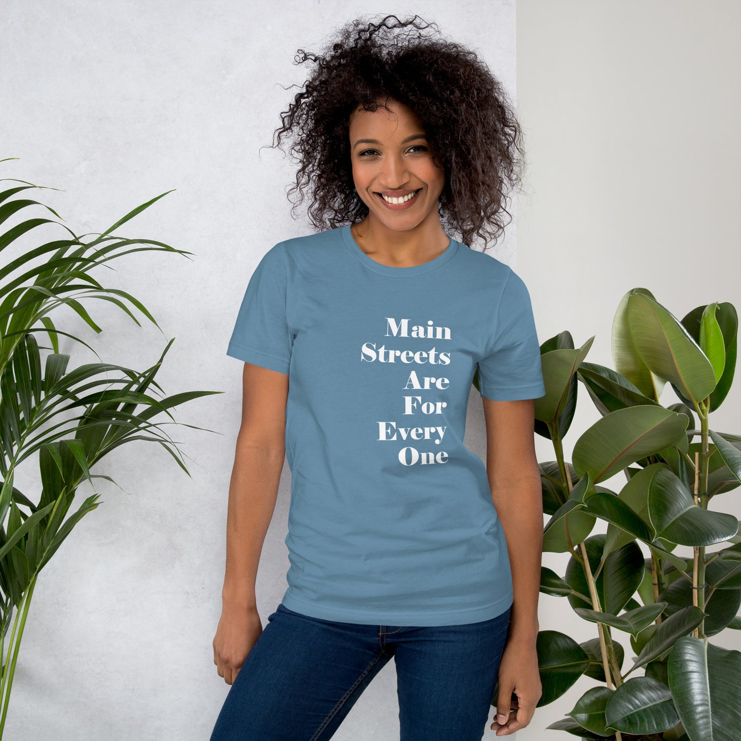 Main Streets Are For Everyone (White) Unisex T-shirt