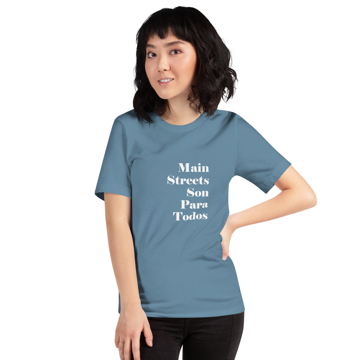Los Main Streets Son Para Todos (White) Unisex T-shirt