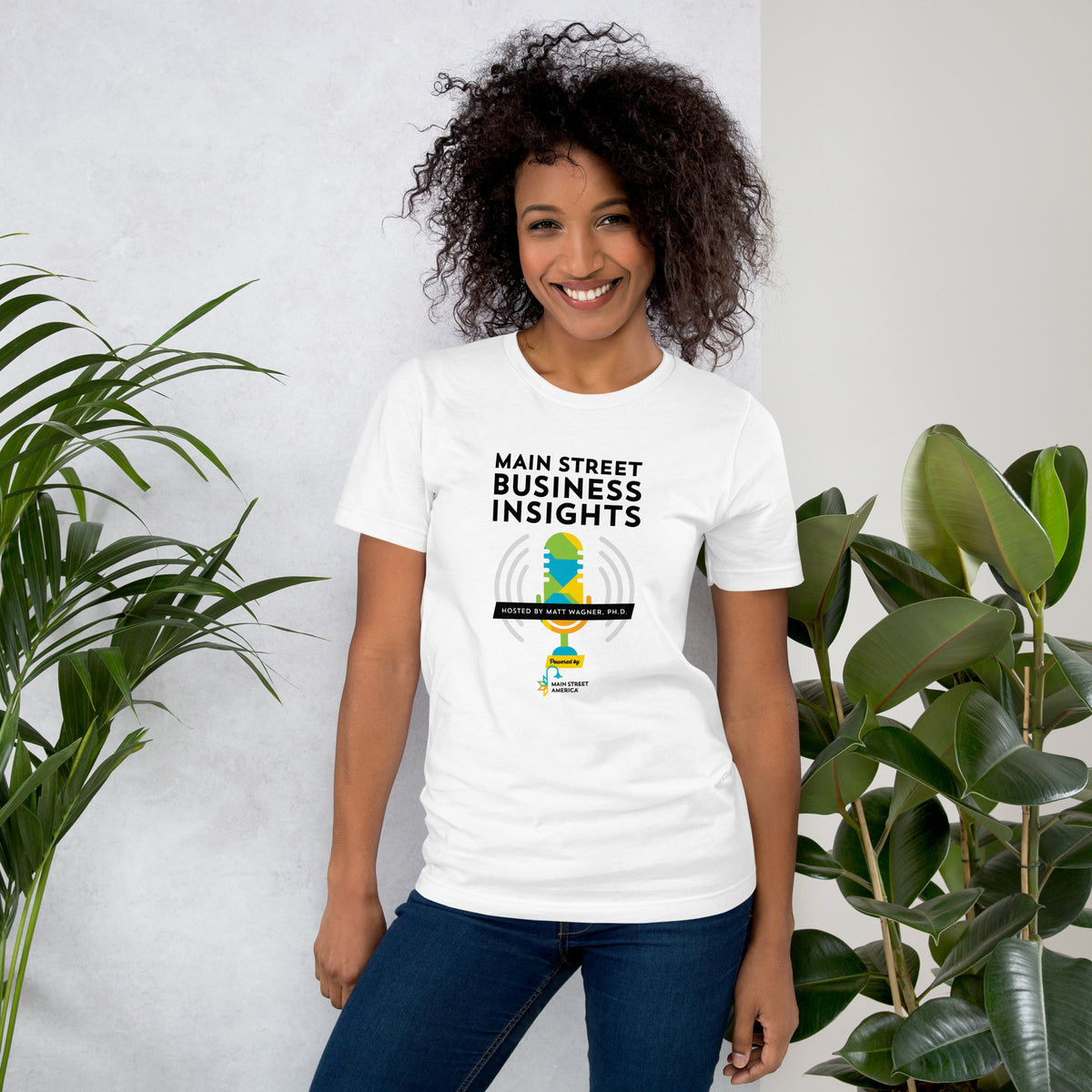 Main Street Business Insights Podcast Unisex T-shirt (Light)