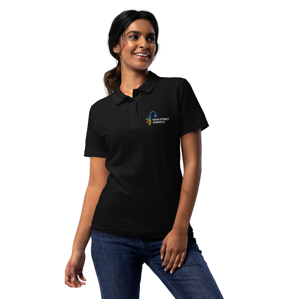 MSA Logo Women’s Pique Polo Shirt