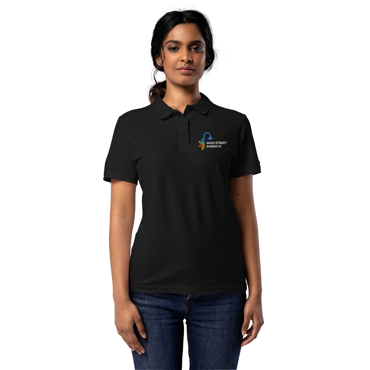 MSA Logo Women’s Pique Polo Shirt