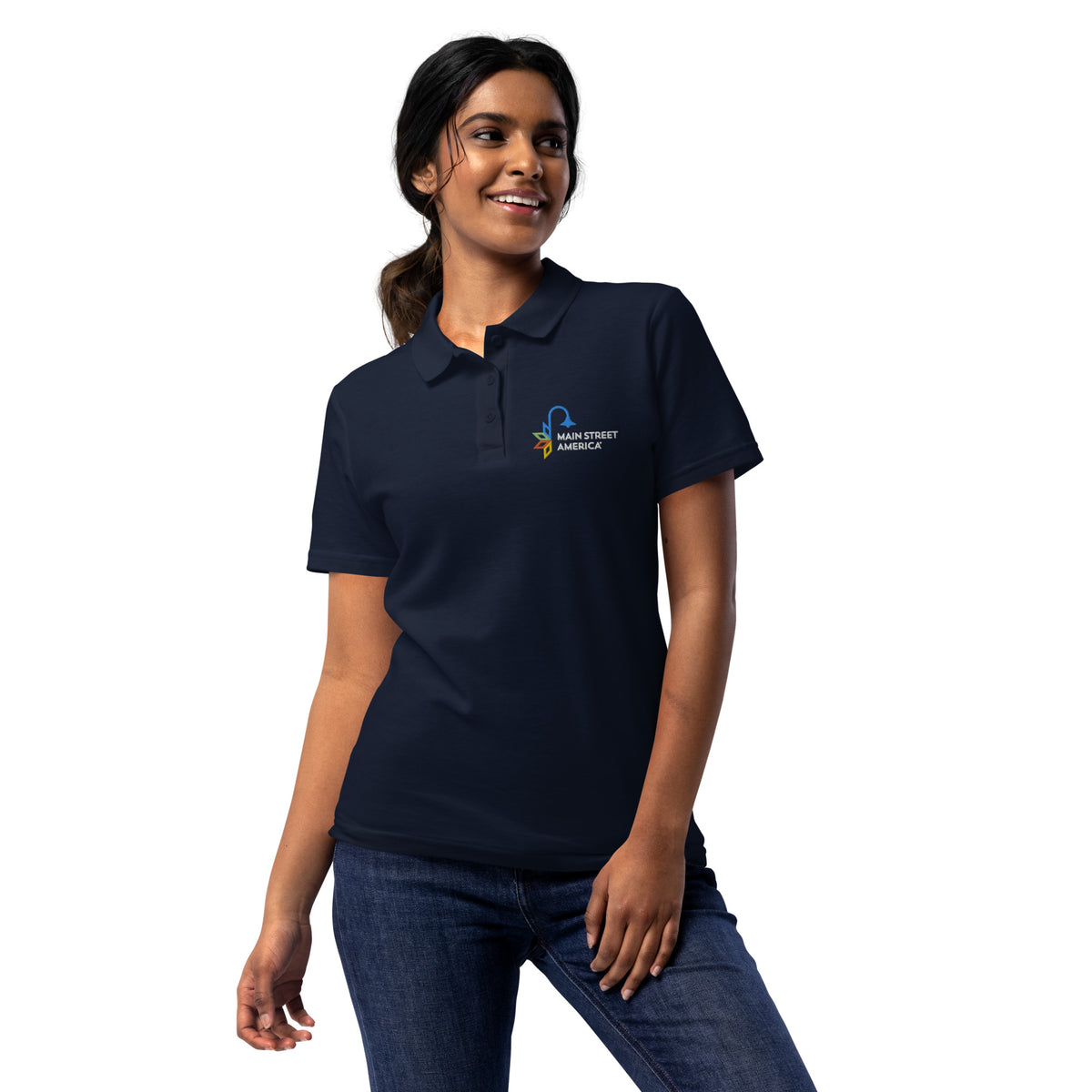 MSA Logo Women’s Pique Polo Shirt