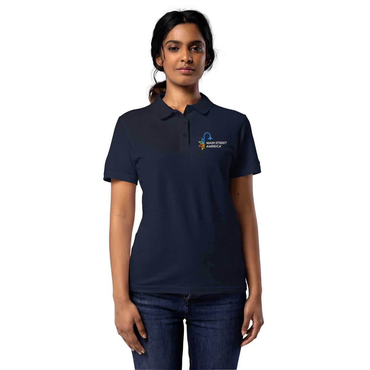 MSA Logo Women’s Pique Polo Shirt