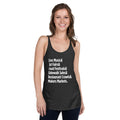 "Only on Main Street" (Events) Women's Racerback Tank