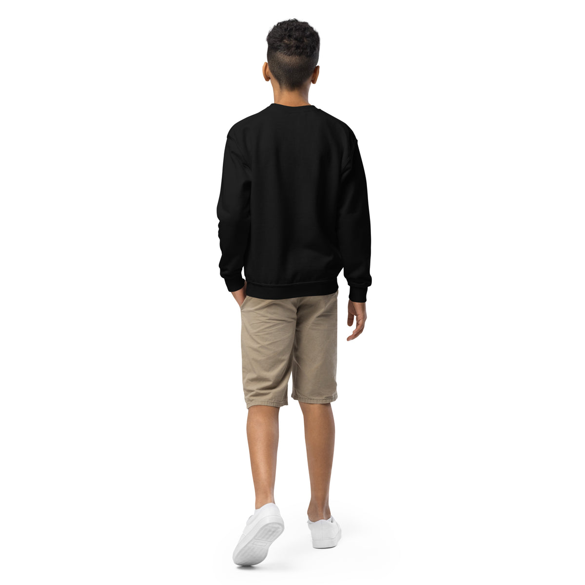 Main Streets Are For Everyone (Pink & Yellow) Youth Crewneck Sweatshirt