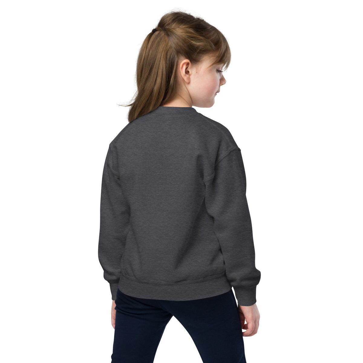 Main Streets Are For Everyone (White) Youth Crewneck Sweatshirt