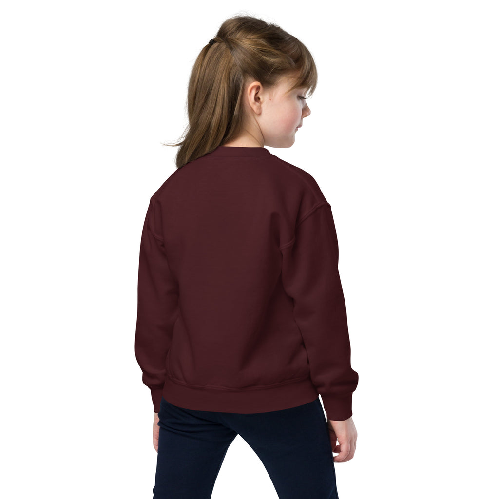 Main Streets Are For Everyone (White) Youth Crewneck Sweatshirt