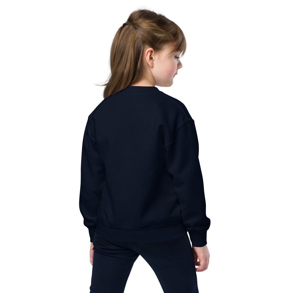 Main Streets Are For Everyone (White) Youth Crewneck Sweatshirt