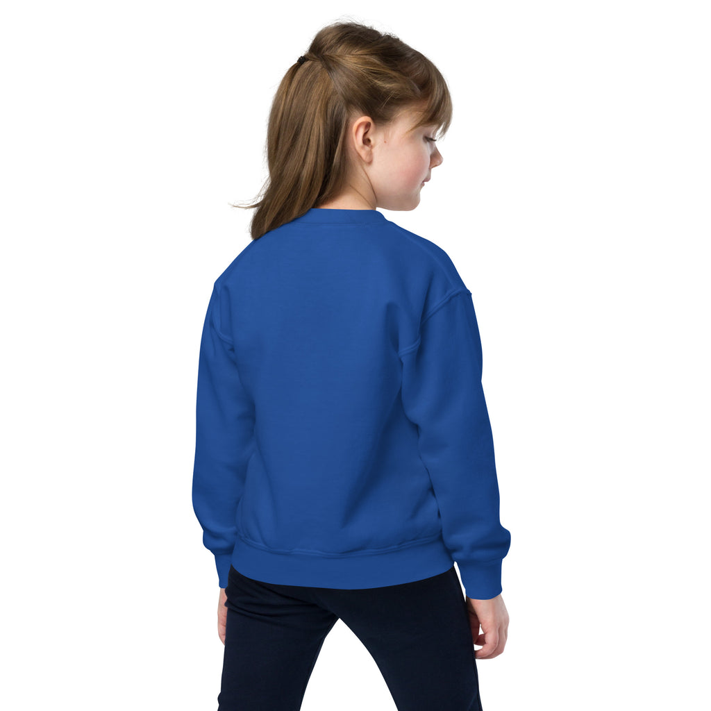 Main Streets Are For Everyone (White) Youth Crewneck Sweatshirt