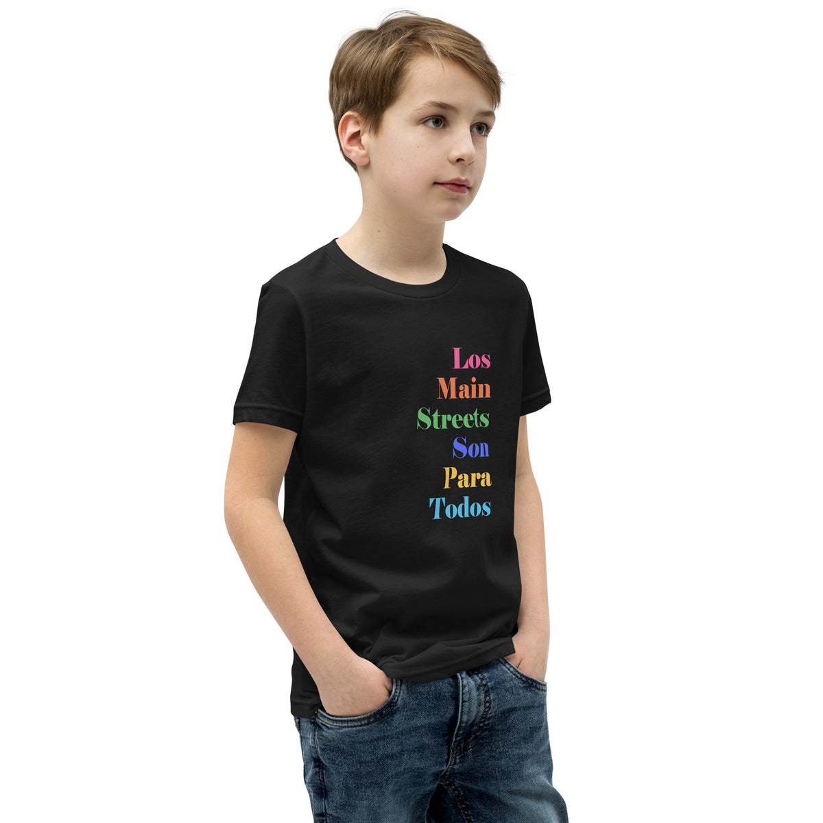 Los Main Streets Son Para Todos Youth Short Sleeve T-Shirt