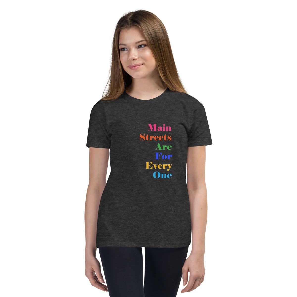 Main Streets Are For Everyone Youth Short Sleeve T-Shirt