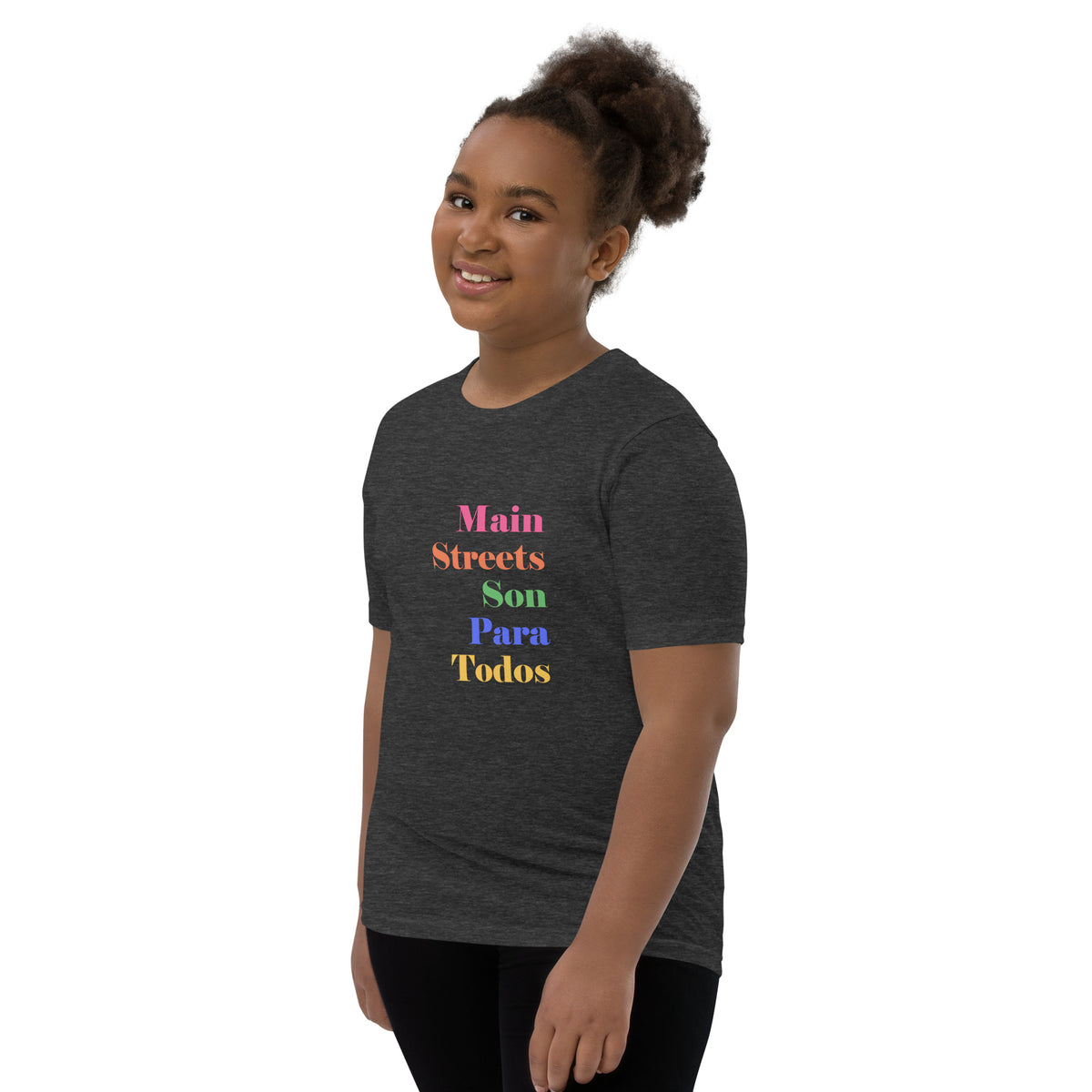 Los Main Streets Son Para Todos Youth Short Sleeve T-Shirt