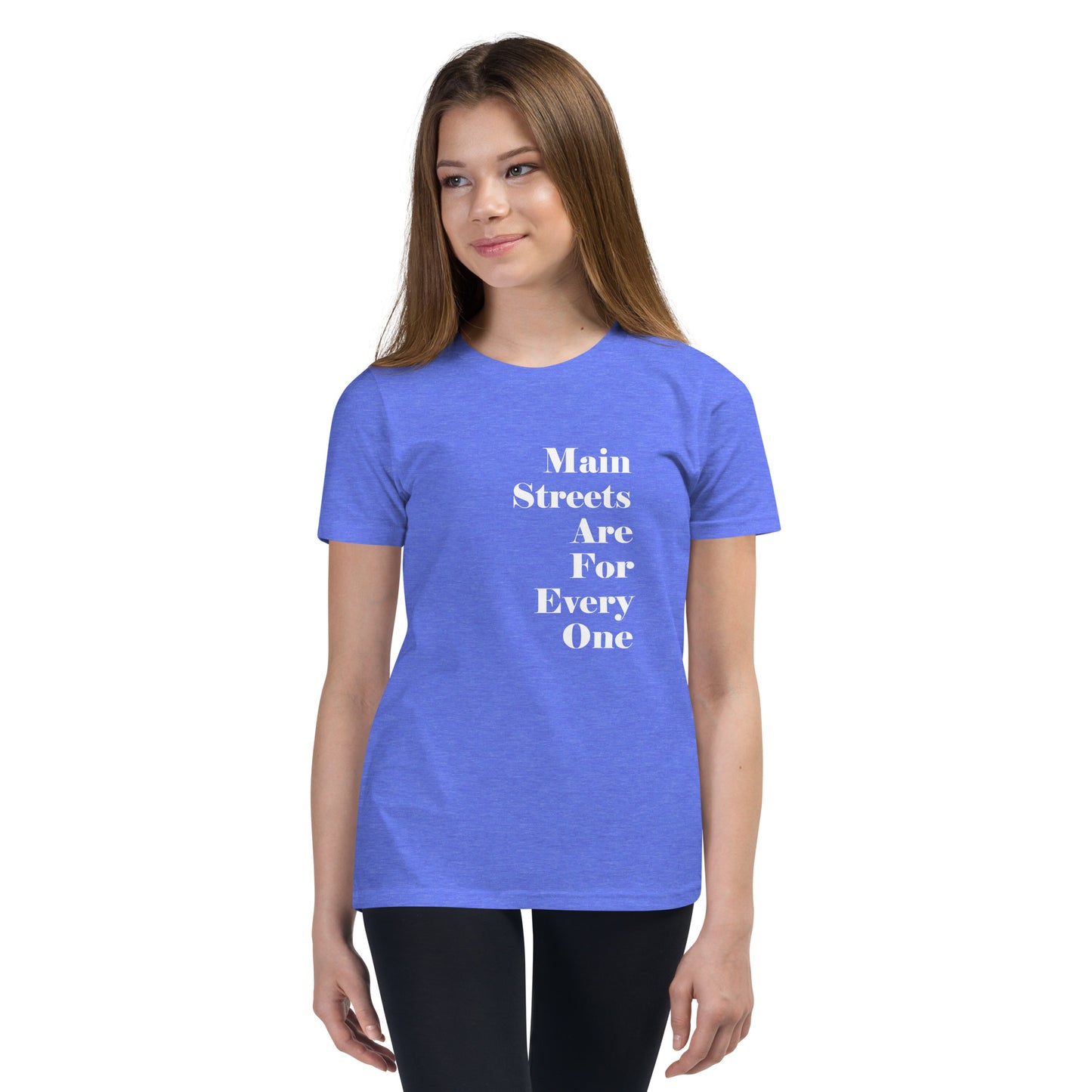 Main Streets Are For Everyone Youth Short Sleeve T-Shirt