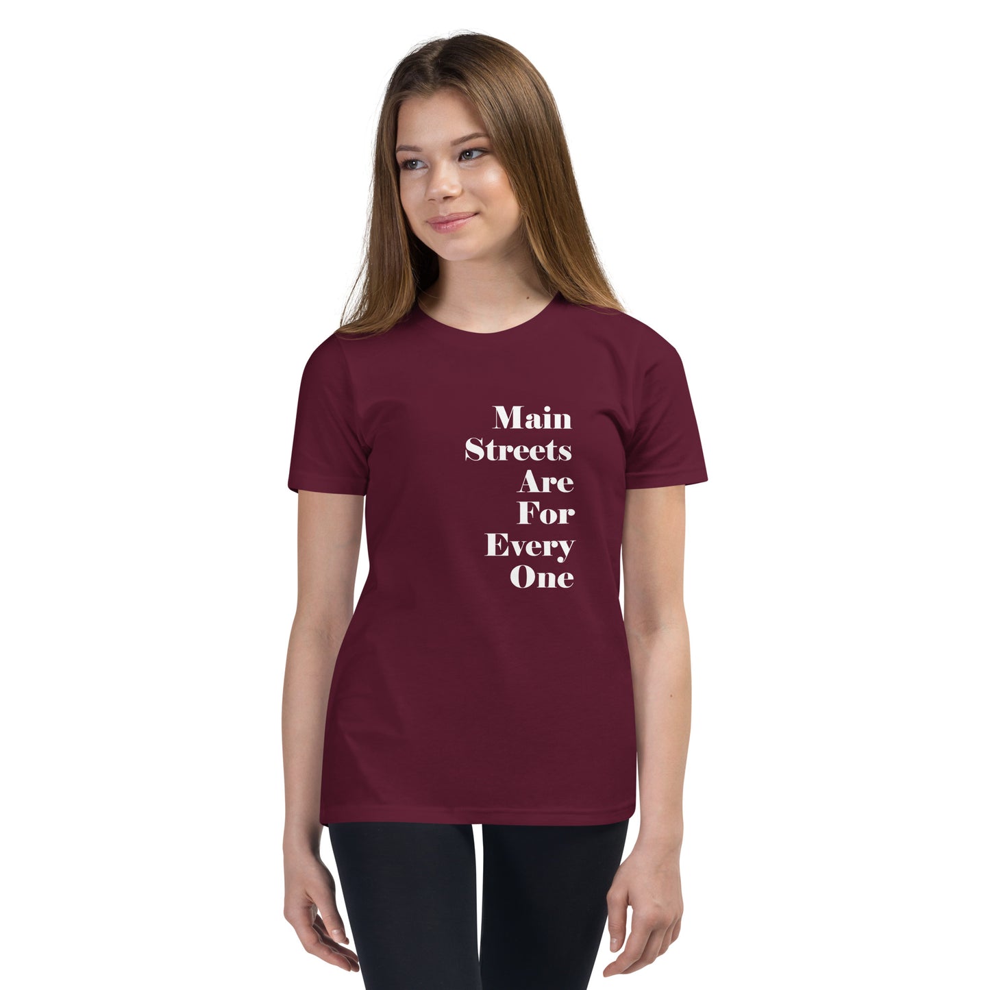 Main Streets Are For Everyone Youth Short Sleeve T-Shirt