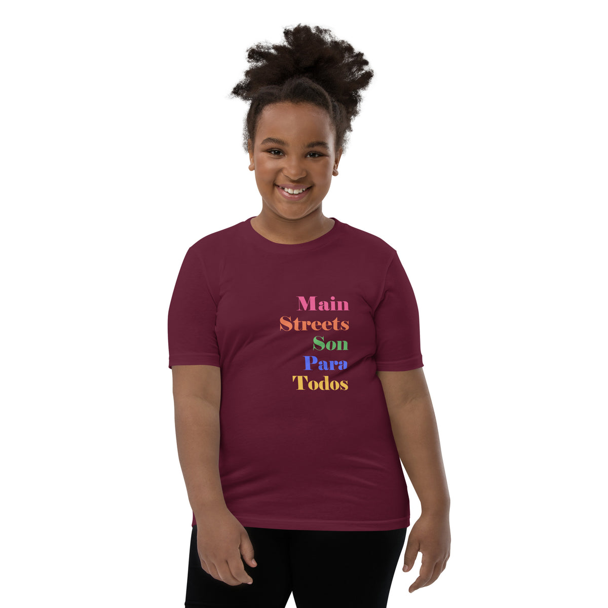 Los Main Streets Son Para Todos Youth Short Sleeve T-Shirt