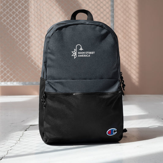 Main Street America Embroidered Champion Backpack