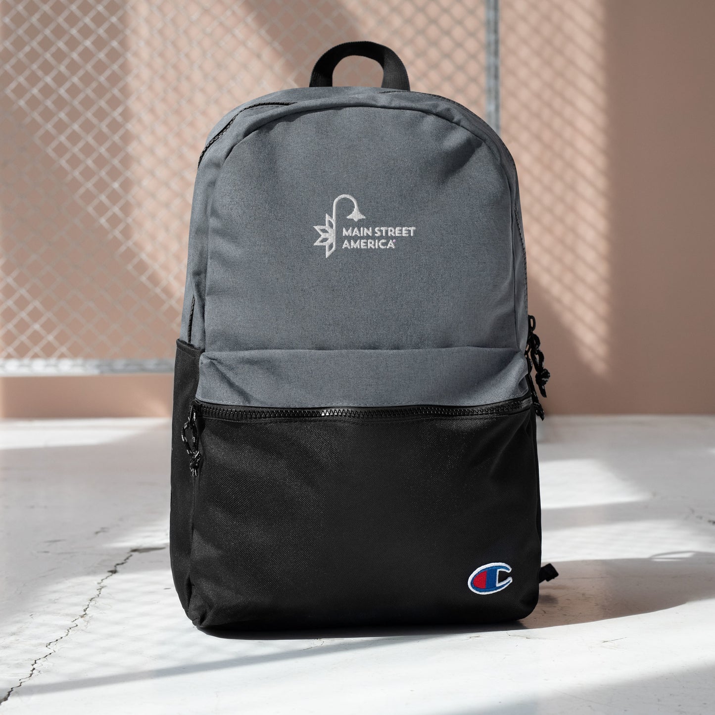Main Street America Embroidered Champion Backpack