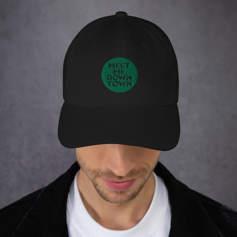 "Meet Me Downtown" Green Dad Hat