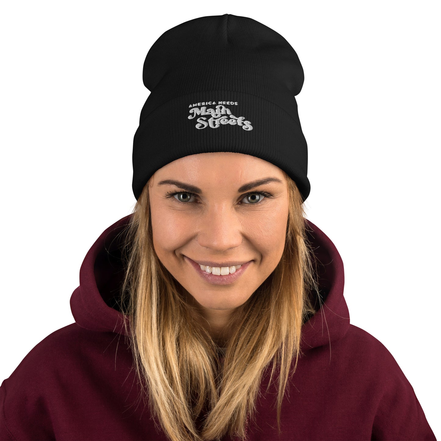"America Needs Main Streets" Embroidered Beanie